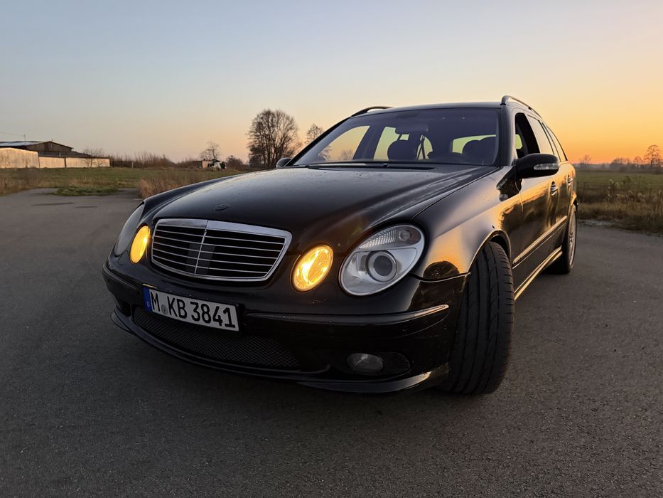 Mercedes E55 amg sprowadzony do negocjacji