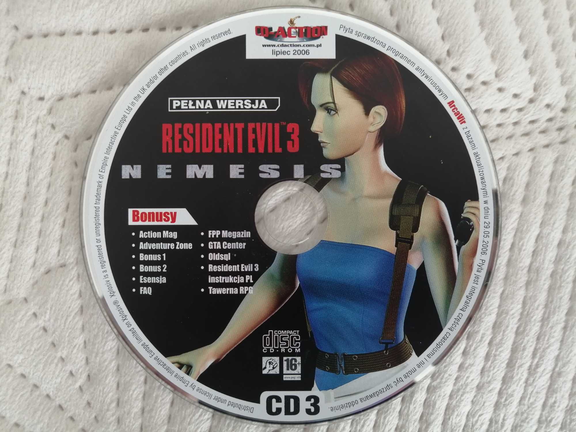 Resident Evil 3: Nemesis PC