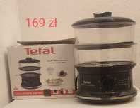 Parowar Tefal elektryczny czarny 900W 6L timer+ miska do ryżu nowy