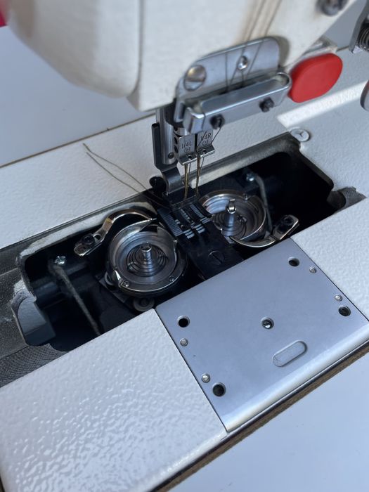 Двохголкова швейна машина BRUCE 8750B (двухигольная швейная Jack)