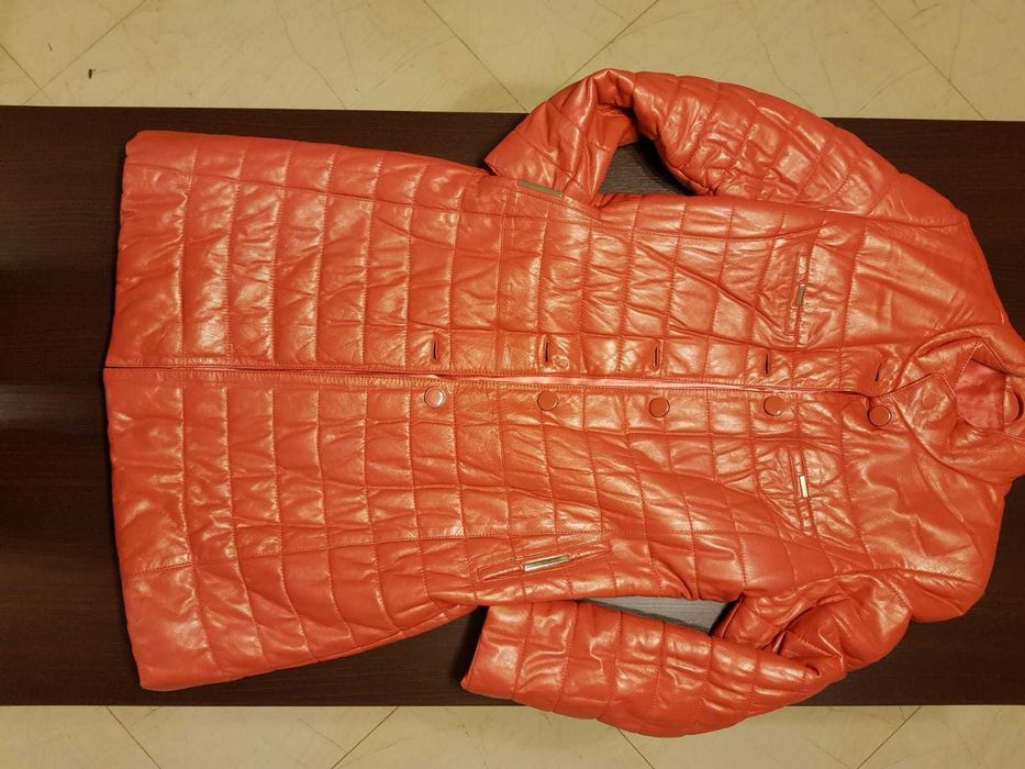 Płaszcz damski skórzany M/L