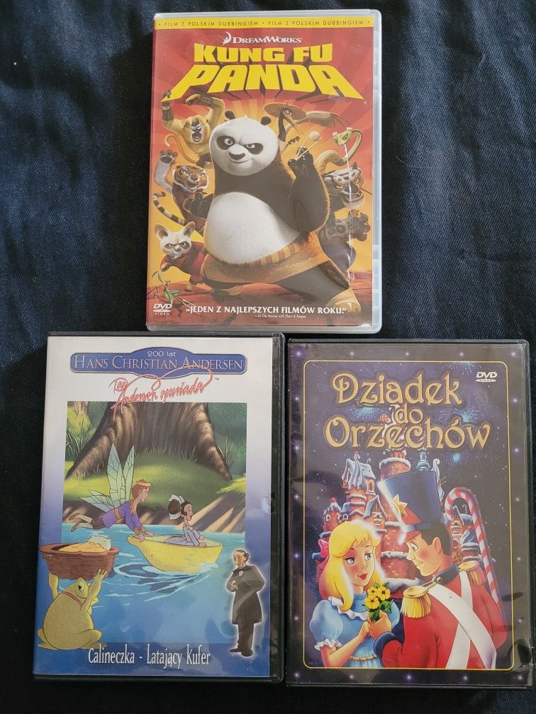 DVD x 3 Cztery filmy dla dzieci