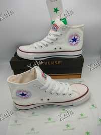 Trampki Converse dlugie biale r.37
Fabrycznie nowe!
Buty posiadają pud