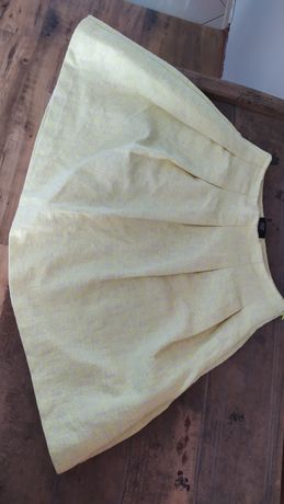 Spódnica F&F kolor żółty, neonowy