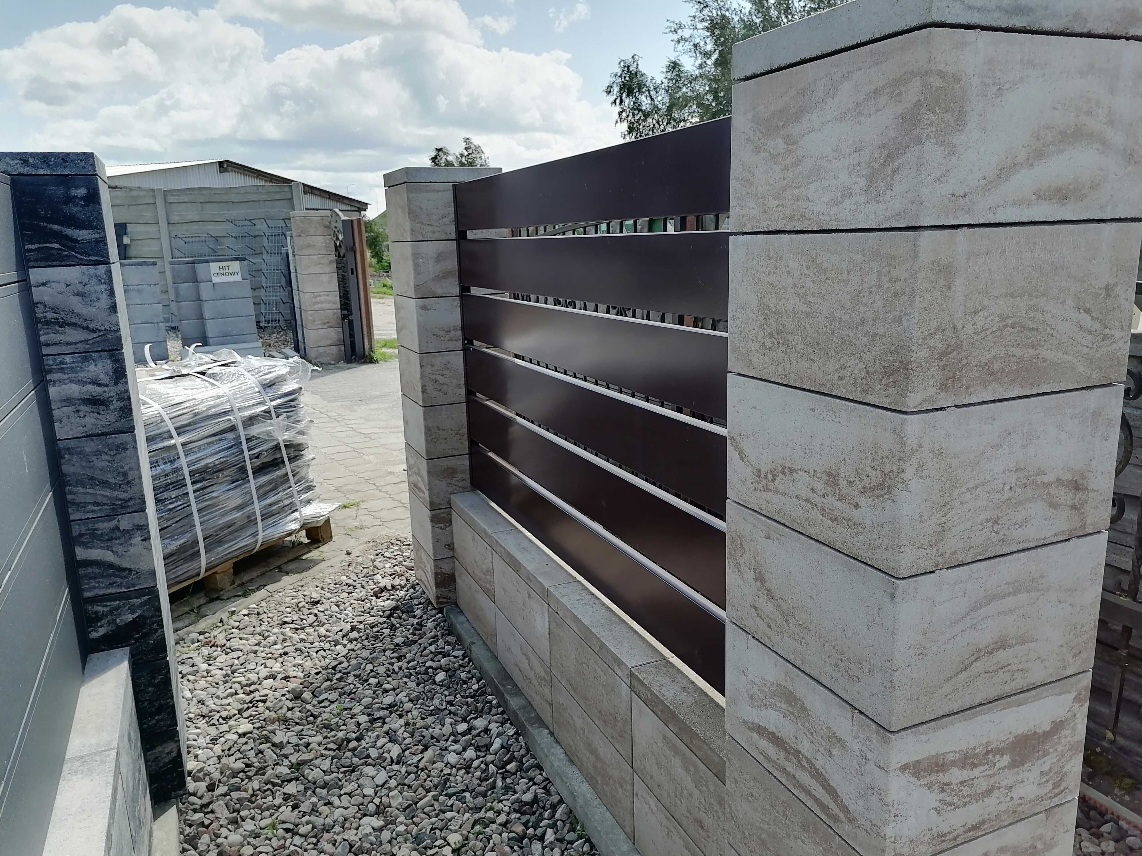 Ogrodzenie 3D brama dwuskrzydłowa przesuwna furtka przęsło Palisada