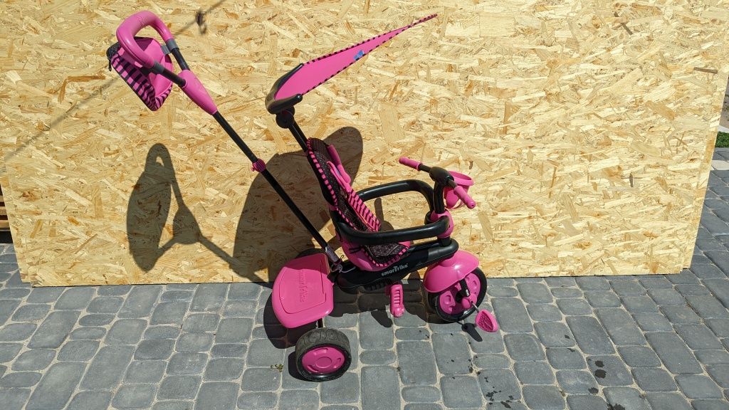 Дитячий велосипед Smart trike spark рожевий