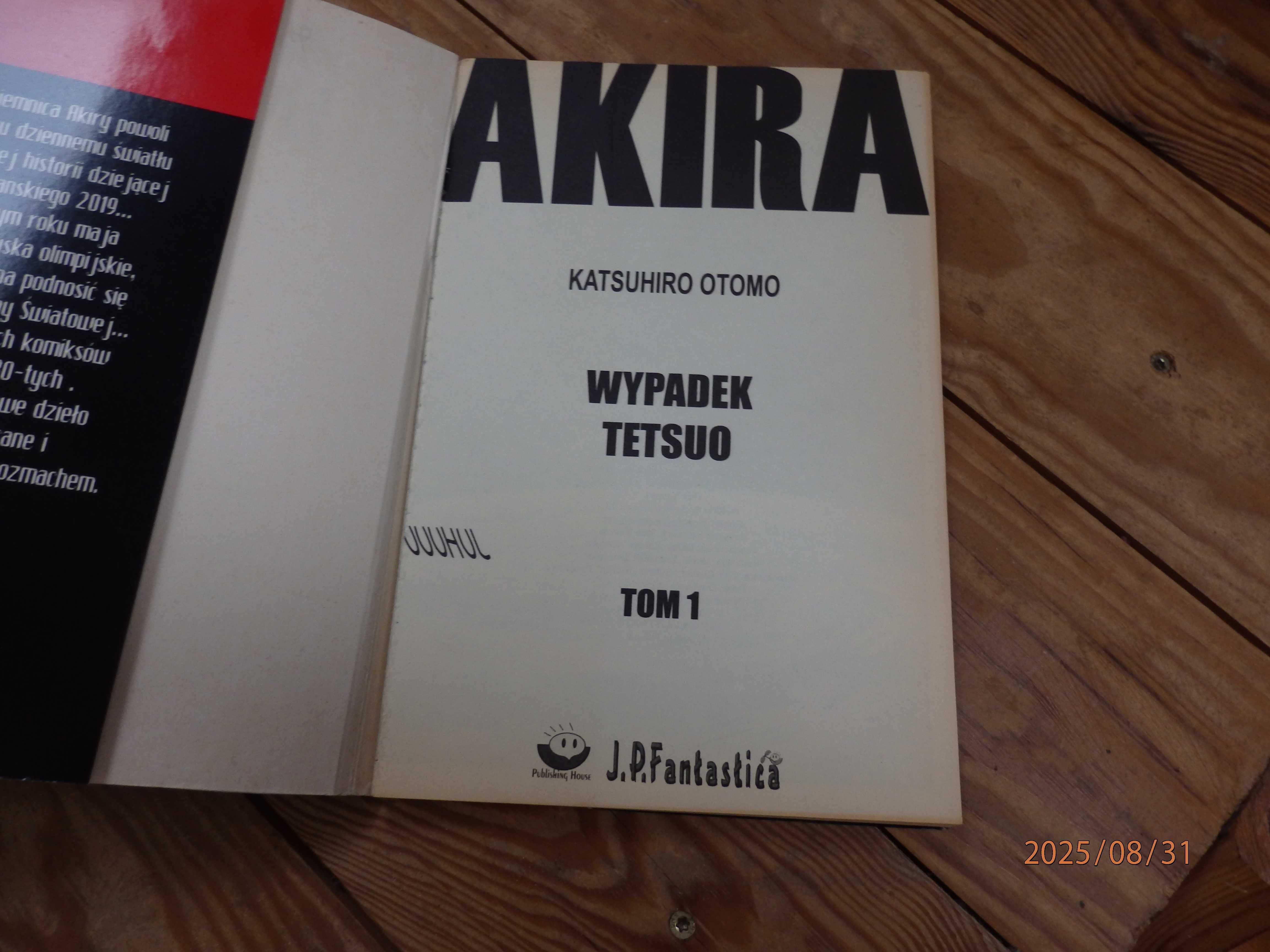 Komiks AKIRA wypadek tetsuo tom 1 +Kapitan Kloss 4 6 7 8