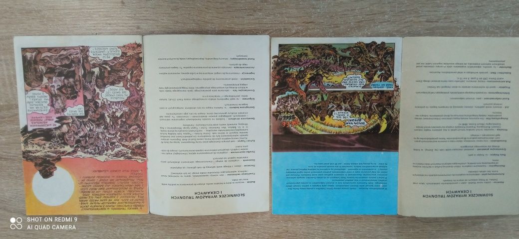 Komiksy Bogowie z Gwiazdozbioru Aquariusa część I i II
