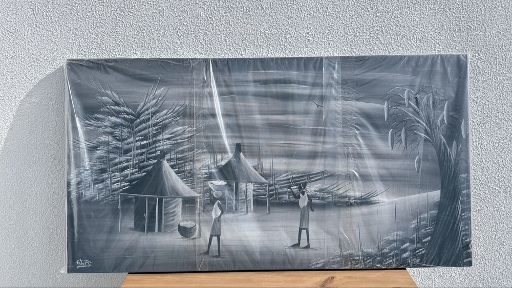 Pintura “Filipe” – Arte em Preto e Branco