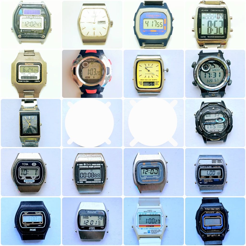 Часы наручные винтажные ретро годинник вінтаж Casio Seiko Citizen Q&Q