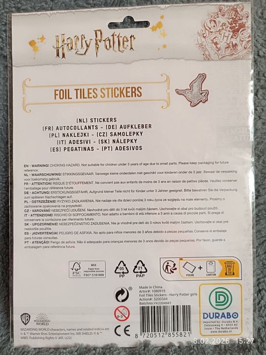 Naklejki Harry Potter