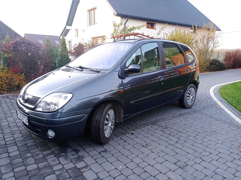 Renault Scenic 1.6, benzyna, 2002, grafitowy metalic