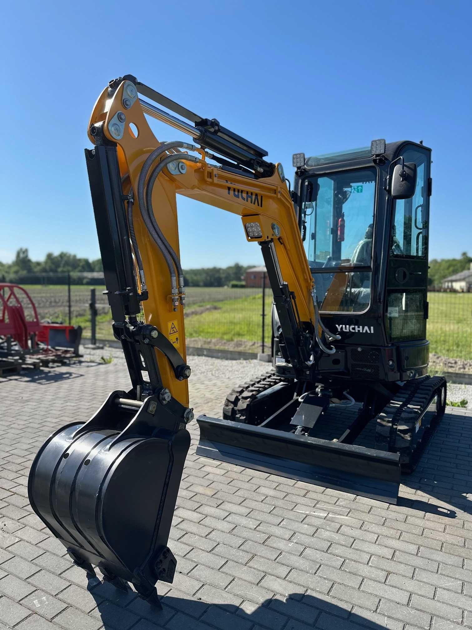 NEX Yuchai U27 nowa minikoparka Yanmar 3TNV80F 2,7t