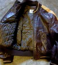 Курточка з натуральної шкіри на хлопчика 4-5рочків