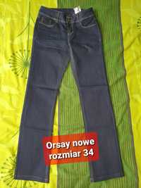 Orsay jeansy nowe 34 rozmiar