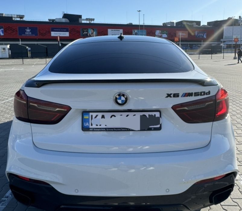 Спойлер BMW X6 F16 20014-2019. Спойлер БМВ Х6 Ф16 2014-2019