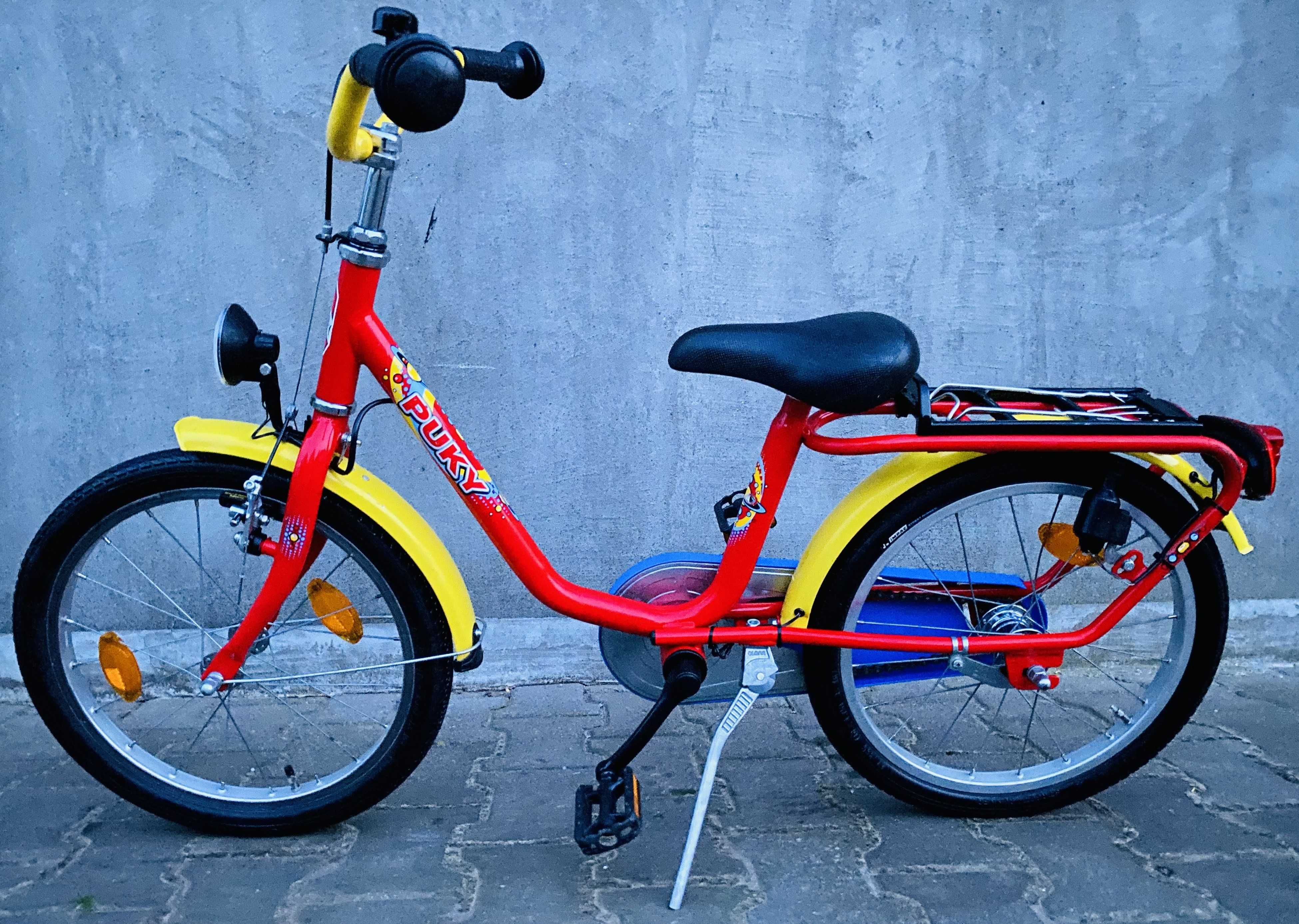 Rower rowerek dziecięcy koła 18" PUKY czerwony RED sprawny dla dziecka