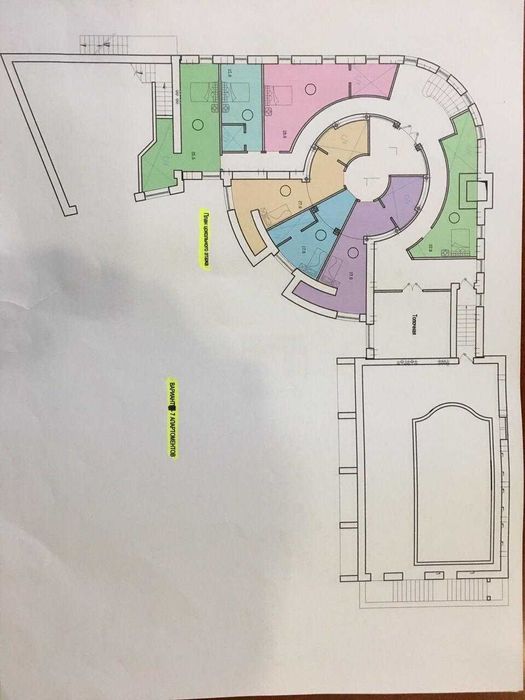 Новое здание 1200 м2 в центре Аркадия под бизнес 13 соток