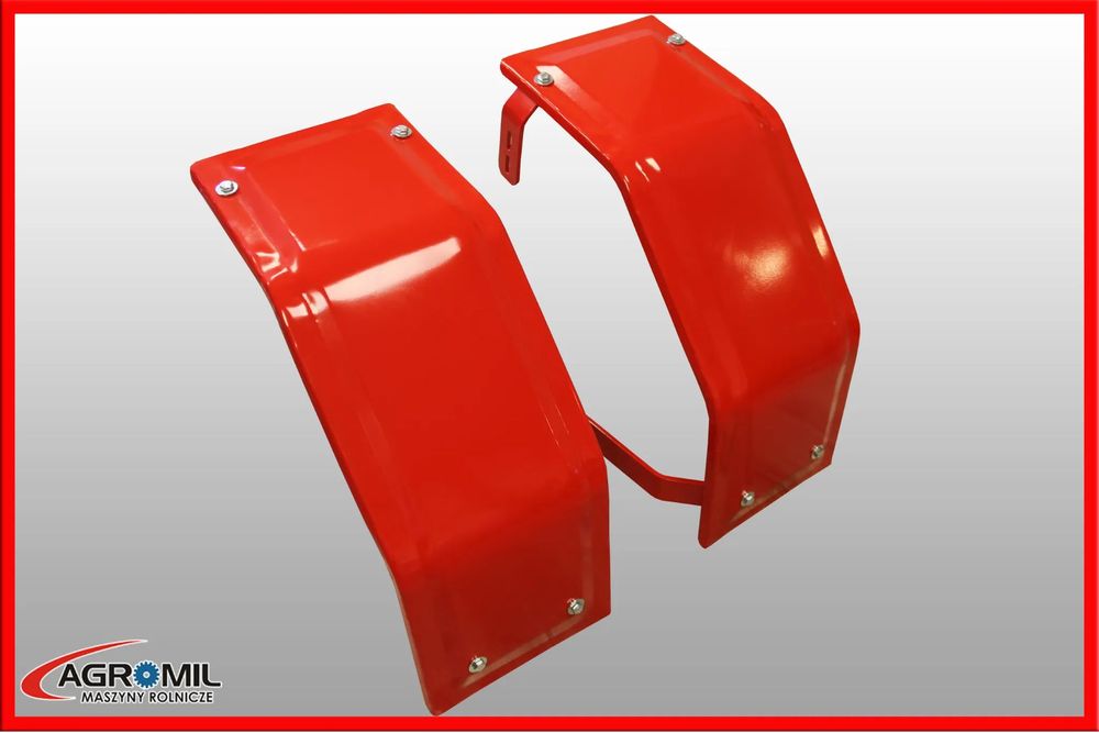 Błotniki przednie metalowe C-330 C-360 na koła balonowe szer 25 cm branson