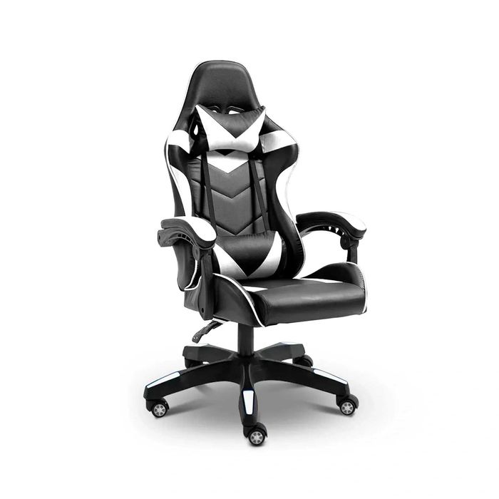Кресло геймерское игровое компьютерное кресло для дома и офиса белое