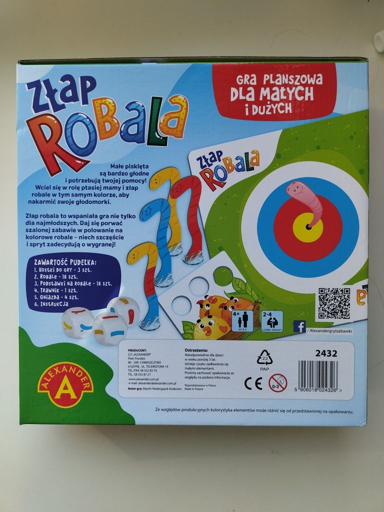 Złap robala gra. Aleksander