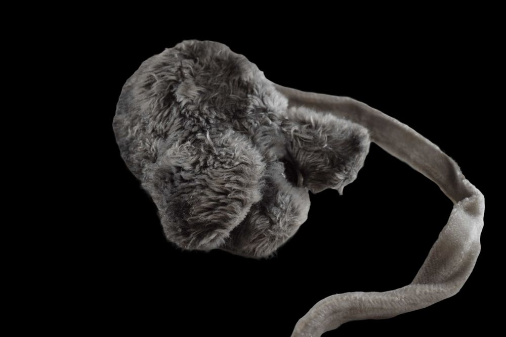 pluszowa myszka z długim ogonem zabawka maskotka