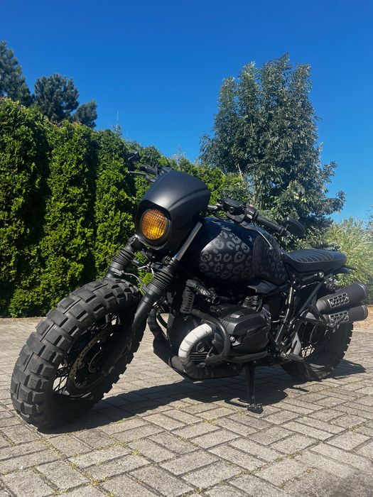 BMW R nineT – All Black Panther – Custom 2016, 1200cm3 SCRAMBLER