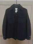 H&M Kurtka koszulowa oversize r. XS granatowa