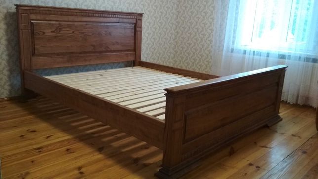 Ліжко з масиву дуба. Кровать с дуба