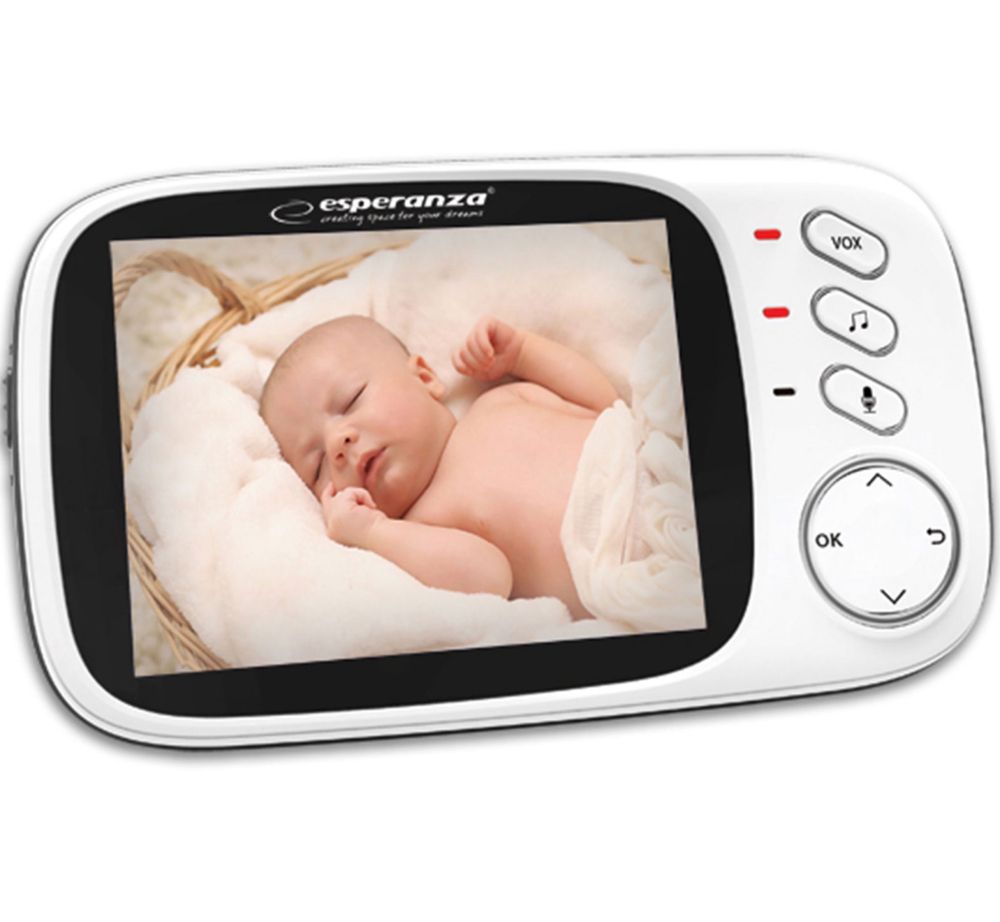 Niania Kamera Elektroniczna Na Żywo Tryb Nocny Ekran Mikrofon LCD HD