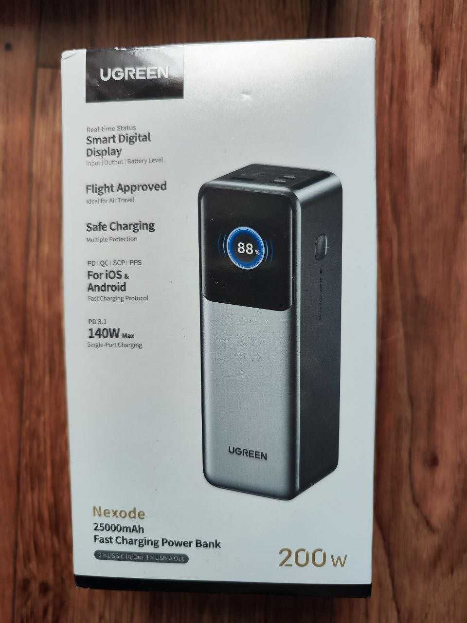 Ugreen 25000Мач 145w и 200Вт ноутбука iphone лучше Baseus/Anker/ZMI Xi