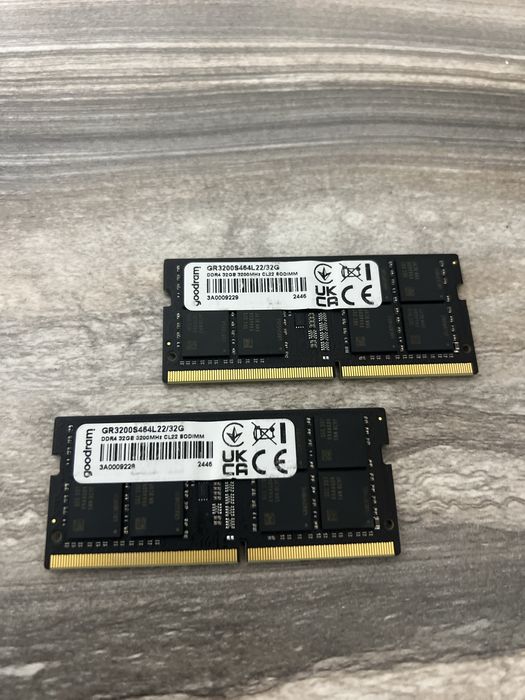 Оперативна пам’ять Goodram DDR4 32GB (2x16GB) 3200MHz SO-DIMM ноутбук