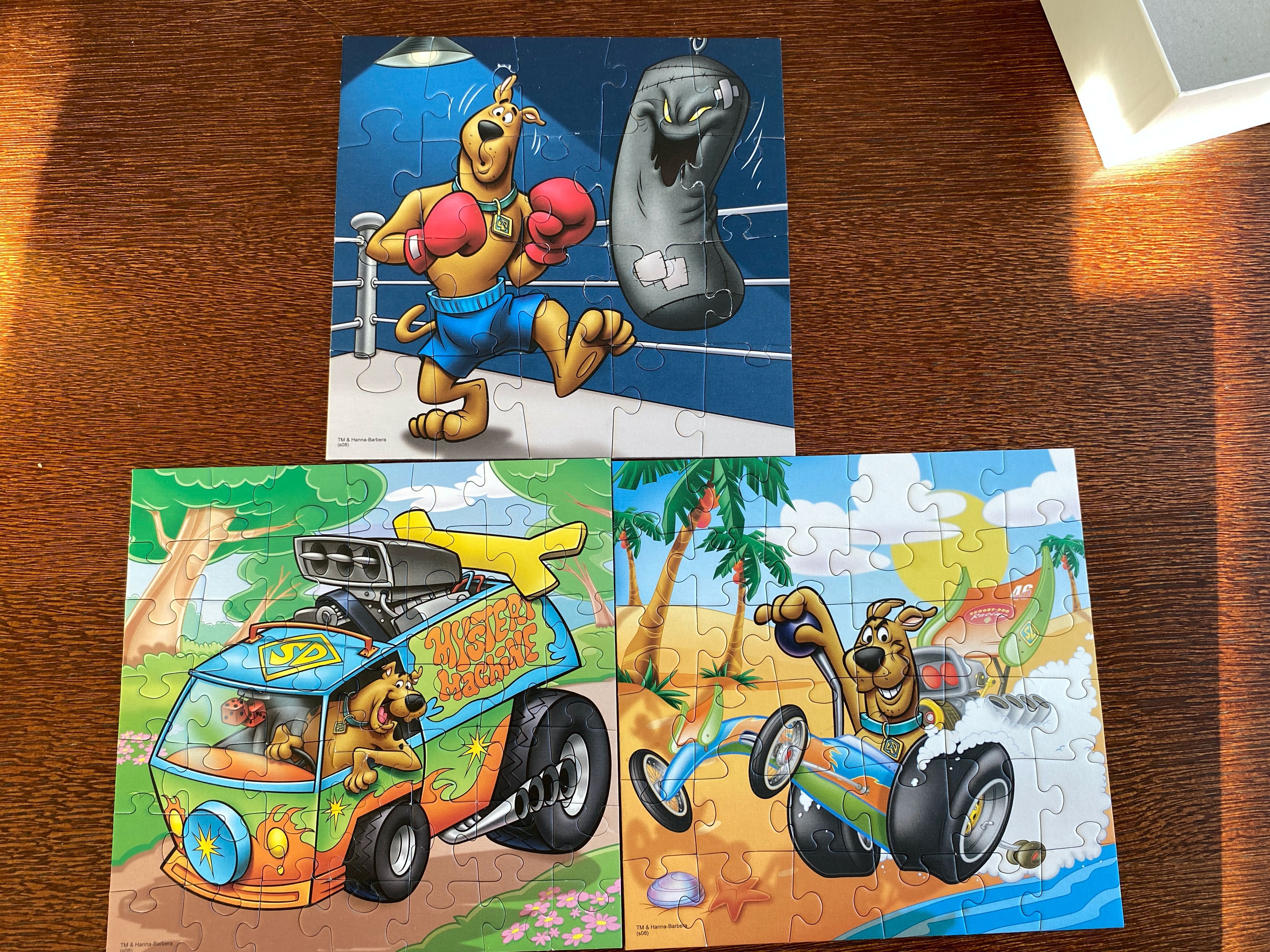 Puzzle Scooby Doo, 3 układanki: 20,36 i 50 elementów