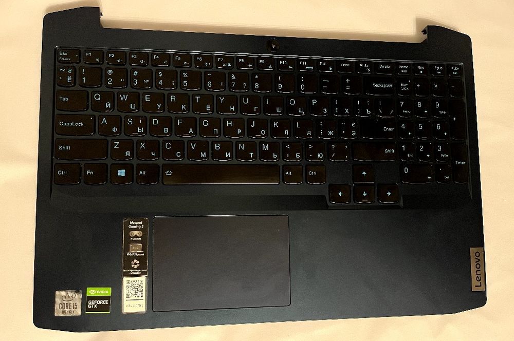 Клавіатура + тачпад ноутбука lenovo ideapad gaming 3