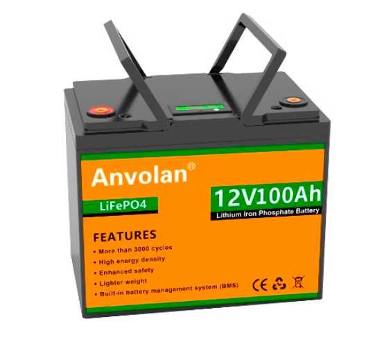 Аккумулятор LiFePO4 100Ah Anvolan модель XP-LFP12100
