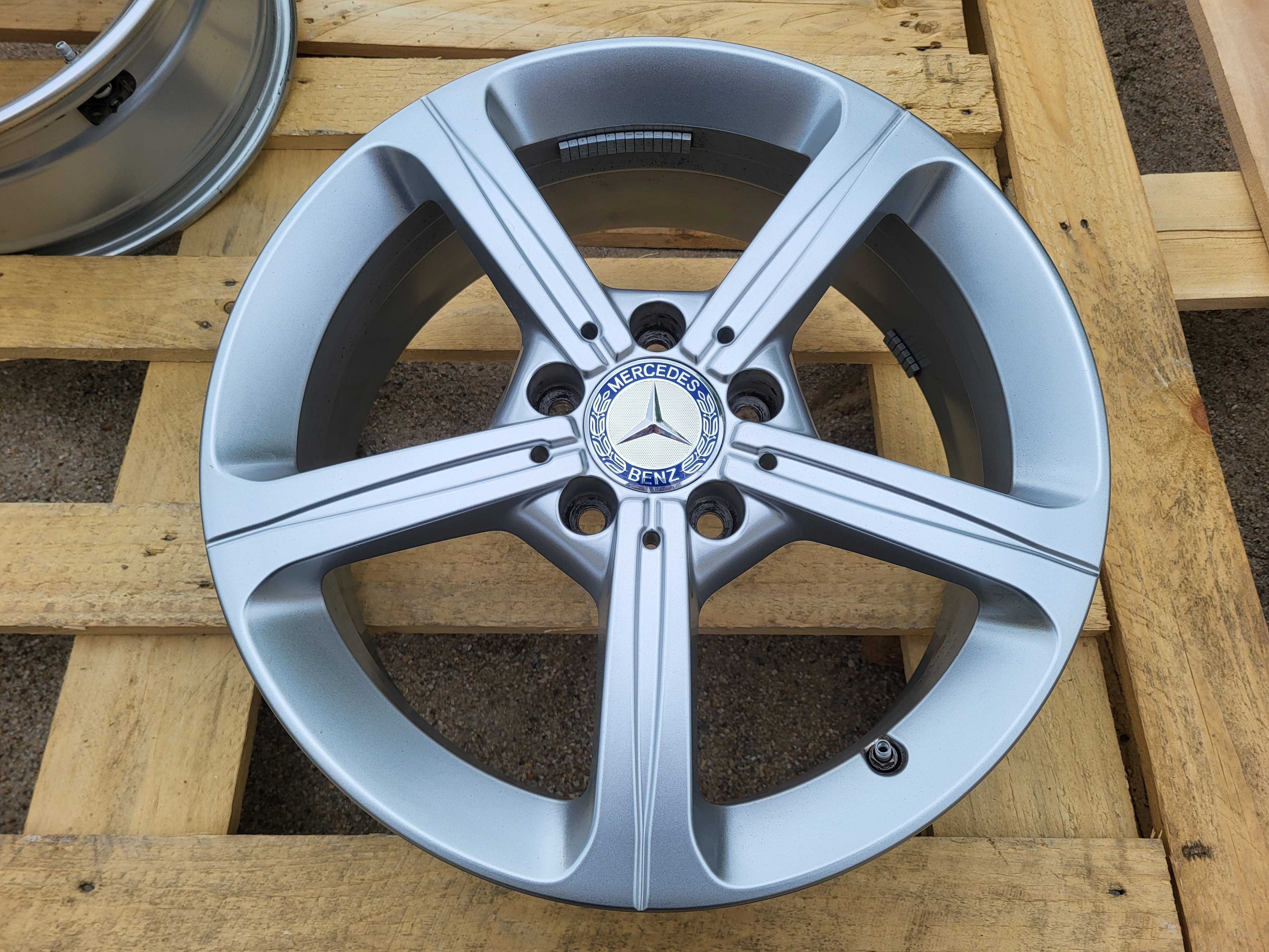 [874] Felgi aluminiowe Oryginał MERCEDES 17 Cali 5x112 ET44 +Czujniki