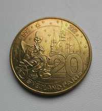 ЮБИЛЕЙНАЯ монета жетон токен из Диснейленда Франция Париж 2012