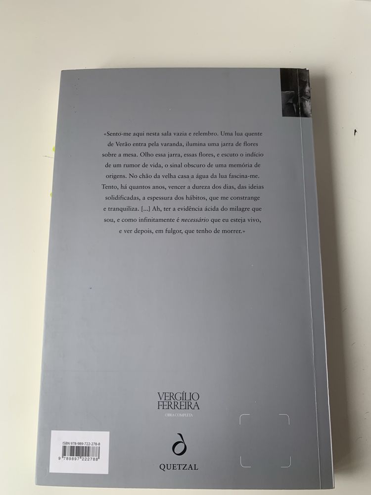 Livro Aparição - Vergílio Ferreira