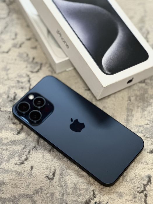 Ідеальний стан Iphone 15 pro max 256 gb blue titanium