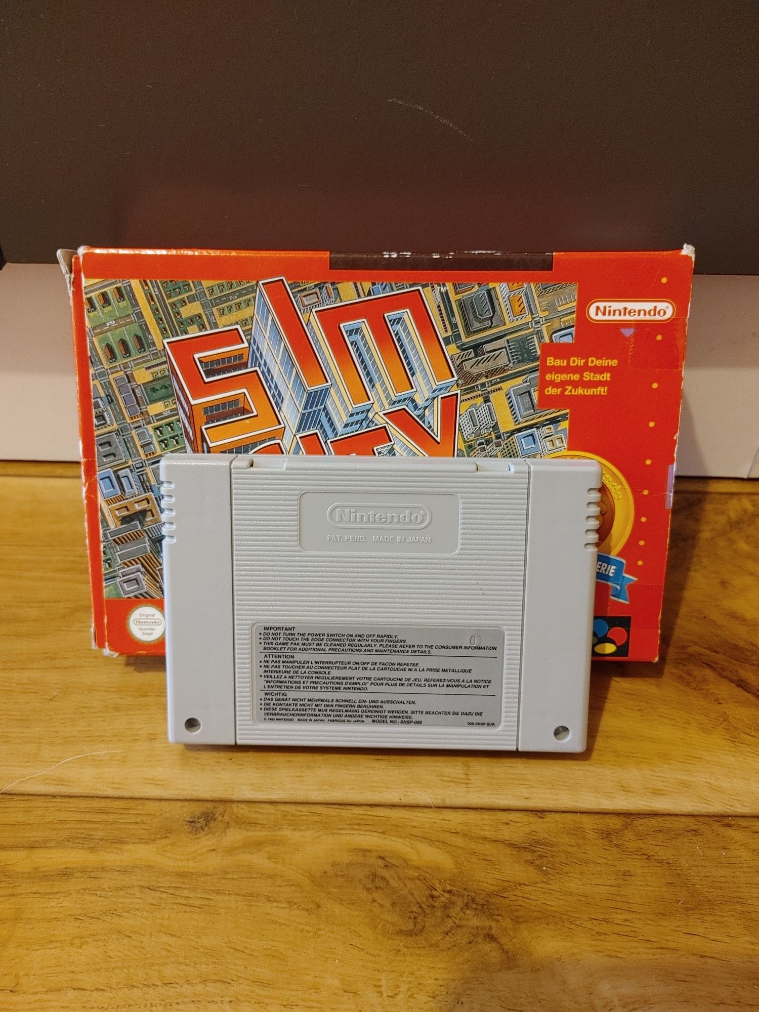 SIM CITY Gra + Pudełko Nintendo SNES SPRAWDŹ