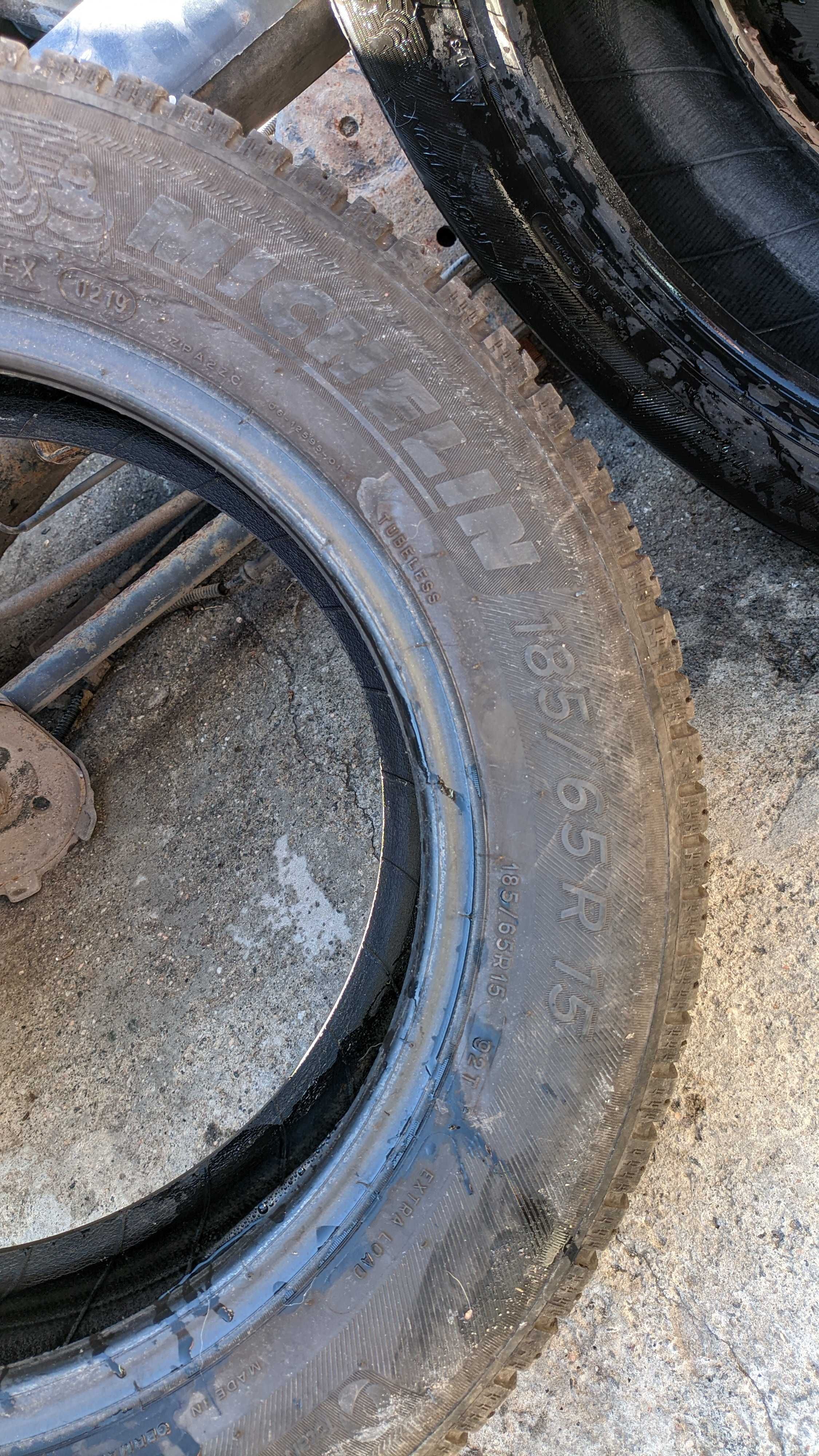 літня гума шини б/у 185/65 r15 michelin cross climate 6.5mm