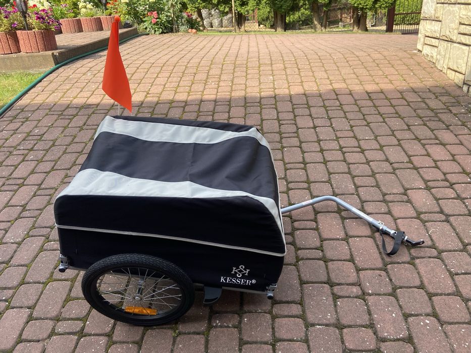 Przyczepka rowerowa KESSER bardzo kekka nowa