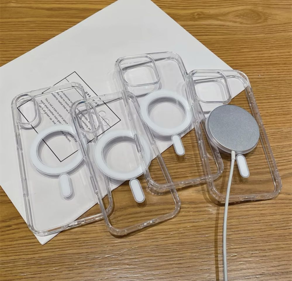 Прозорий чохол Айфон Про Макс | Силіконовий чехол MagSafe iPhone от X