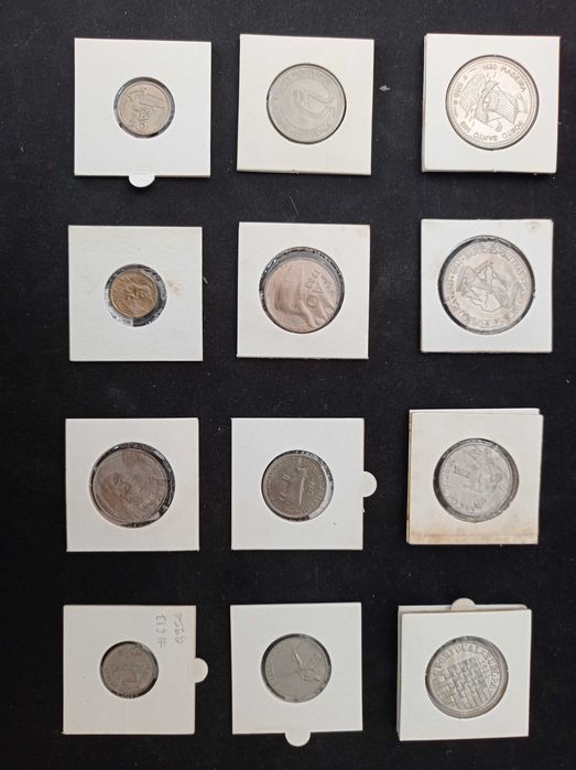 12 Moedas comemorativas - Portugal anos 80