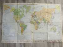 Mapa Planisfério Político Geografia Ilustrada Abril Cultural