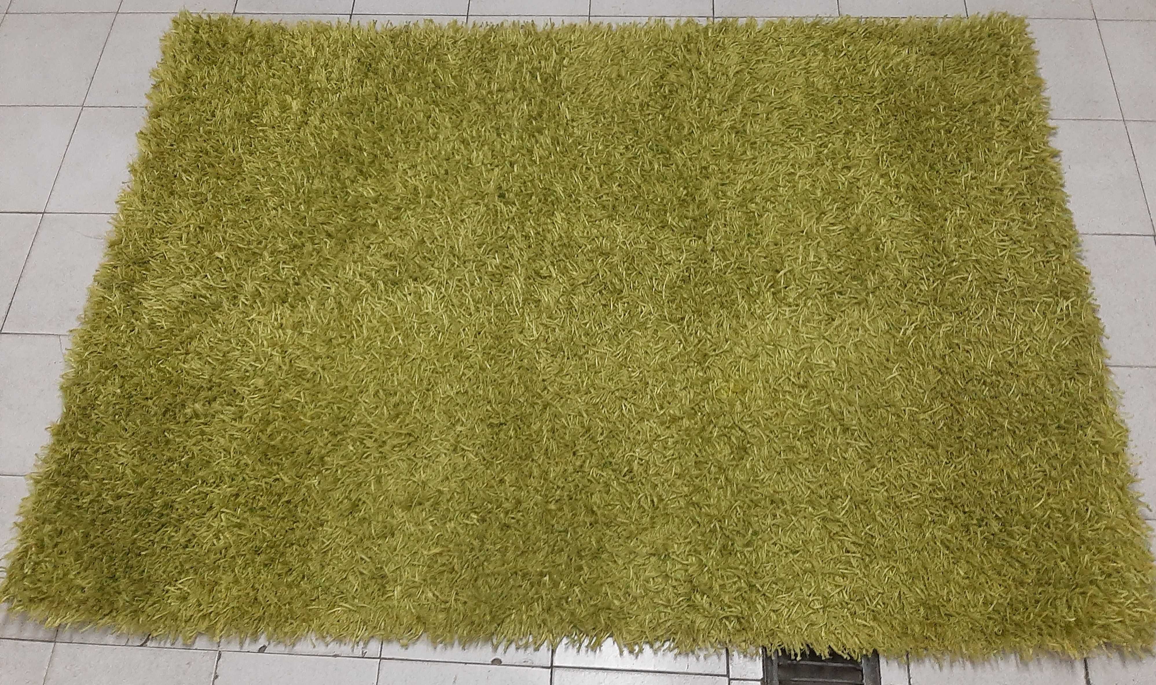 Tapete carpete pêlo cor verde (1,40m×2m)