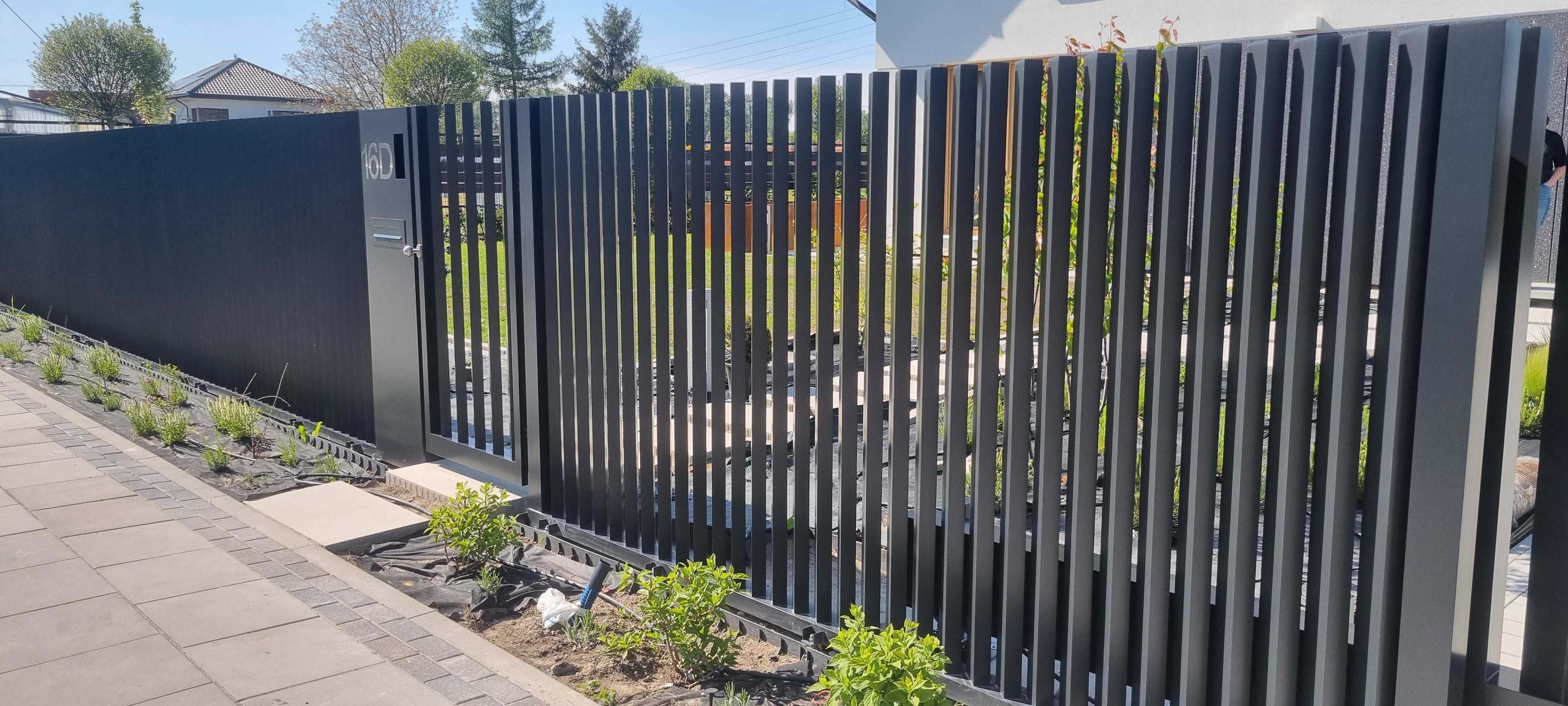 Ogrodzenie Grzebieniowe Aluminiowe