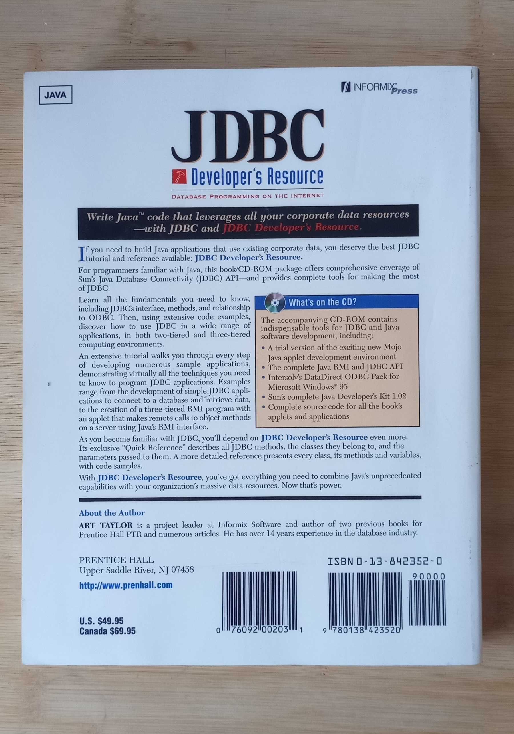 JDBC Developer´s Resource by Art Taylor