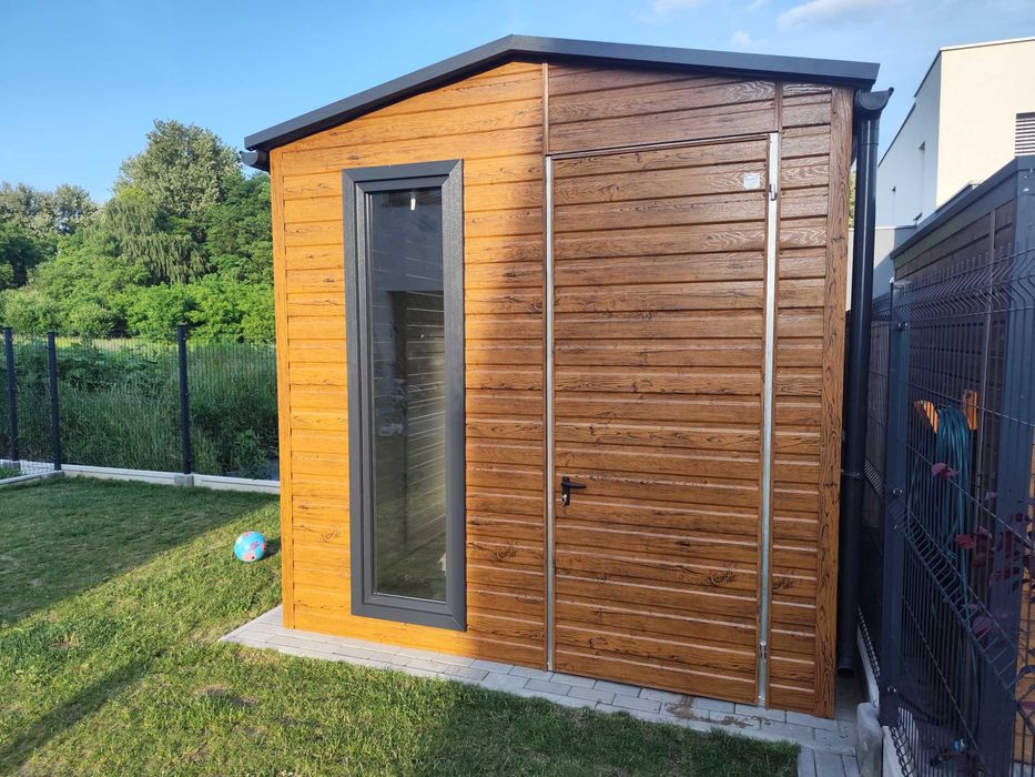 Altana, schowek blaszany, domek narzędziowy blaszak, GARAŻ wiata WZORY