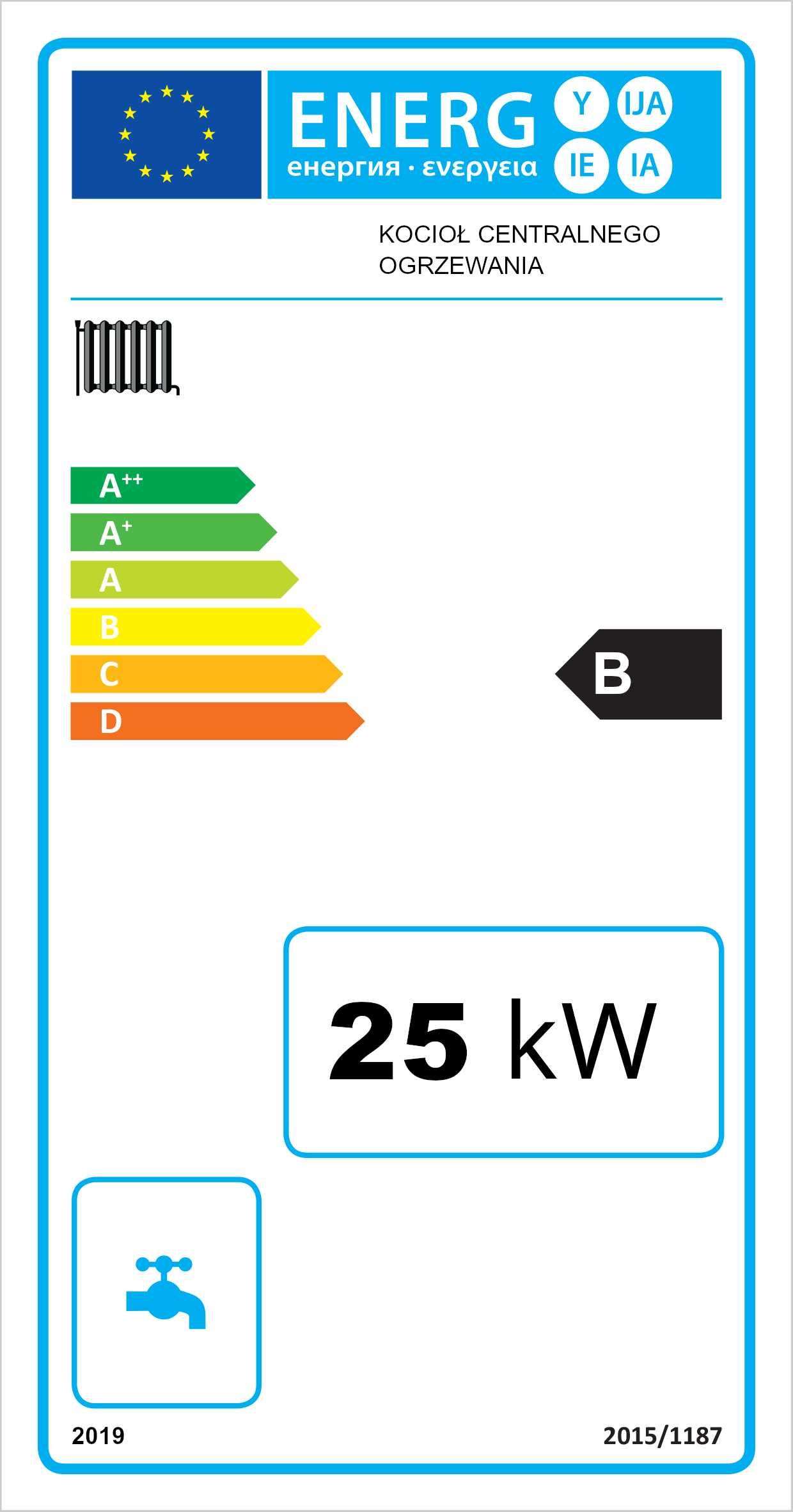 KOTŁY 25 kW do 250m2 Kocioł z PODAJNIKIEM Piec na EKOGROSZEK